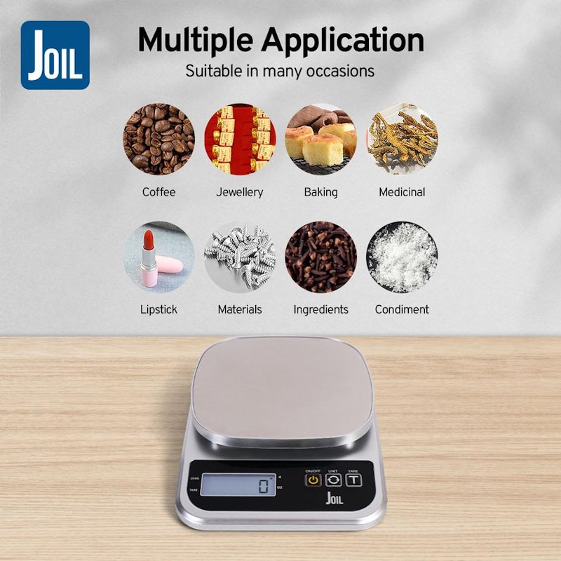 Joil Digital Stainless Steel Tare & Chargeable 3