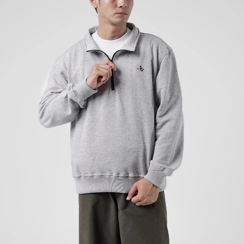 SMITHINDO MITRA MANDIRI House of Smith Sweater Shore Halfzip Misty
