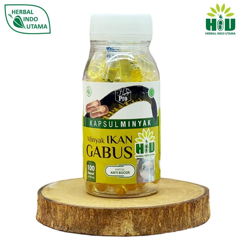 Herbal Indo Utama HIU (Kapsul Minyak Ikan Gabus)