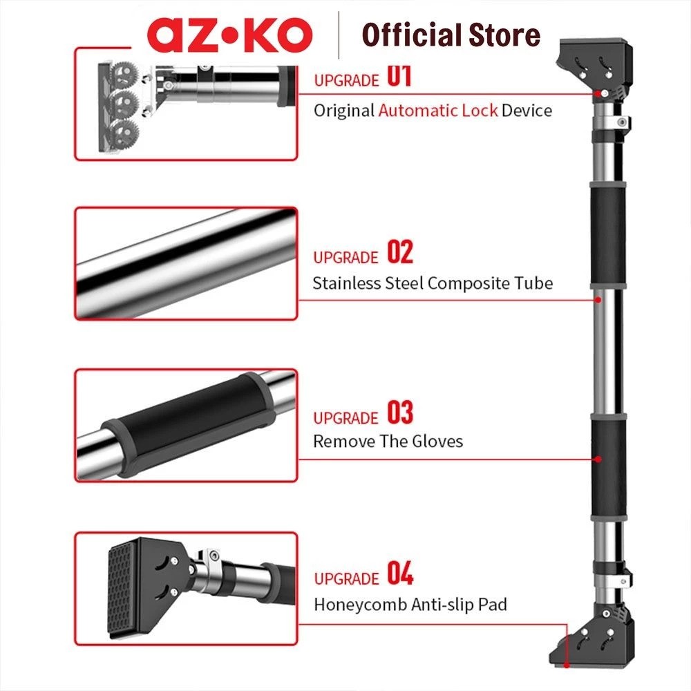 AZKO Kinetic Pull Up Bar Adjustable 5