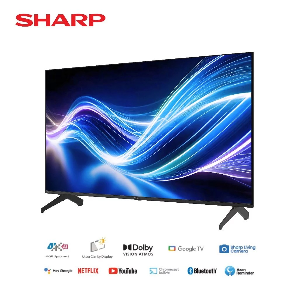 SHARP Electronics SHARP 50 Inch 4K Frameless Google TV  4T-C50HJ6000i 