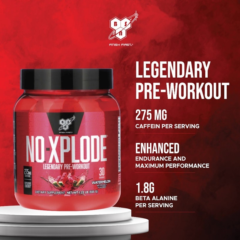BSN No-Xplode Legendary Pre-Workout Watermelon 3