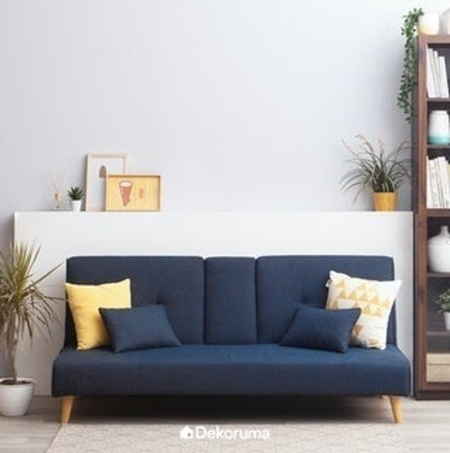 Heim Studio Daito Sofabed L Set dengan Stool