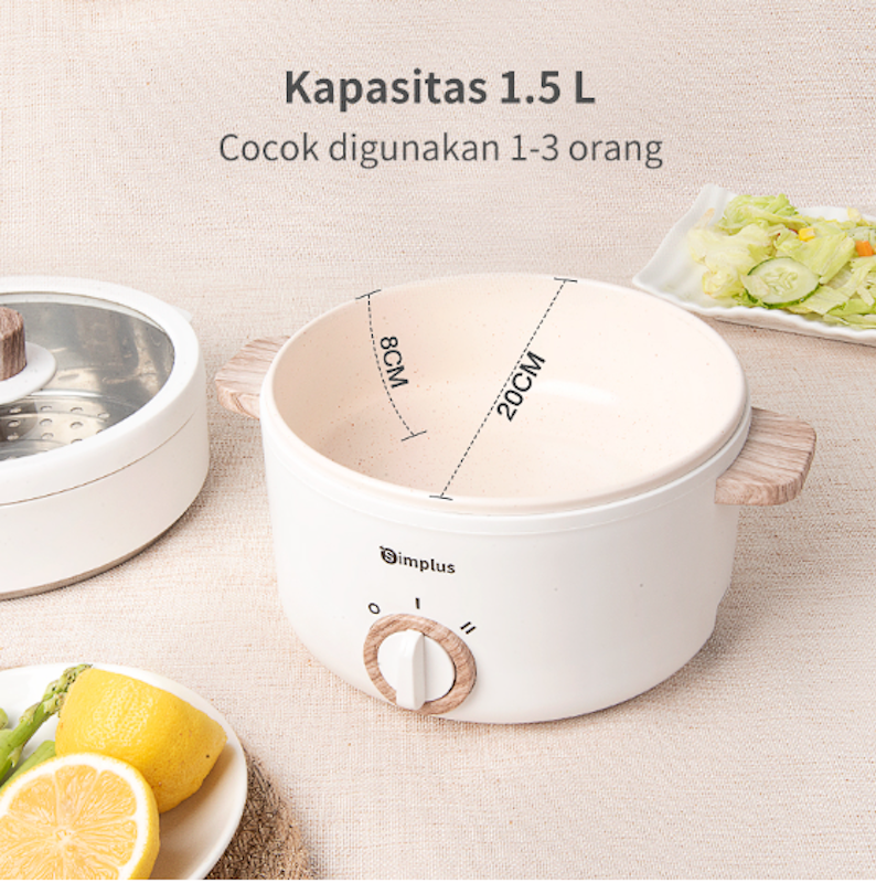 Simplus Panci Listrik 1,5L 5