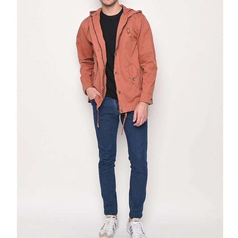 Skelly Indonesia Skelly Rainly Parka In Brick