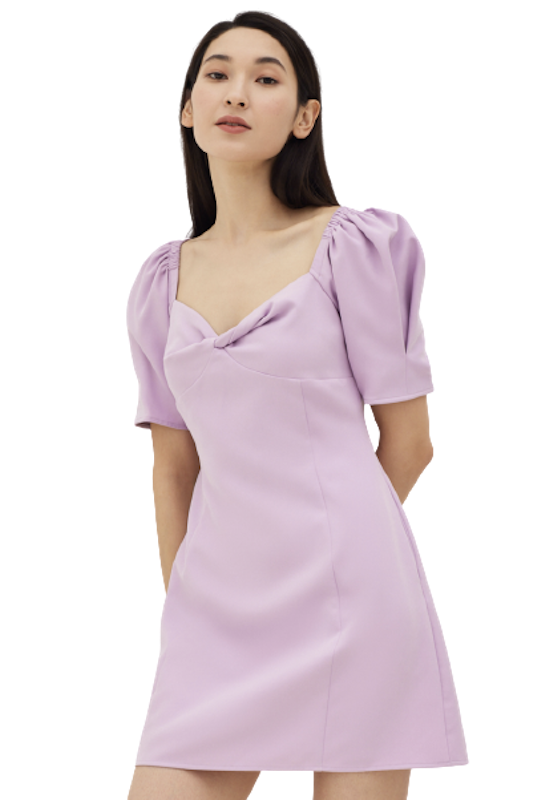 Shai Puff Sleeve Bustier Dress 1