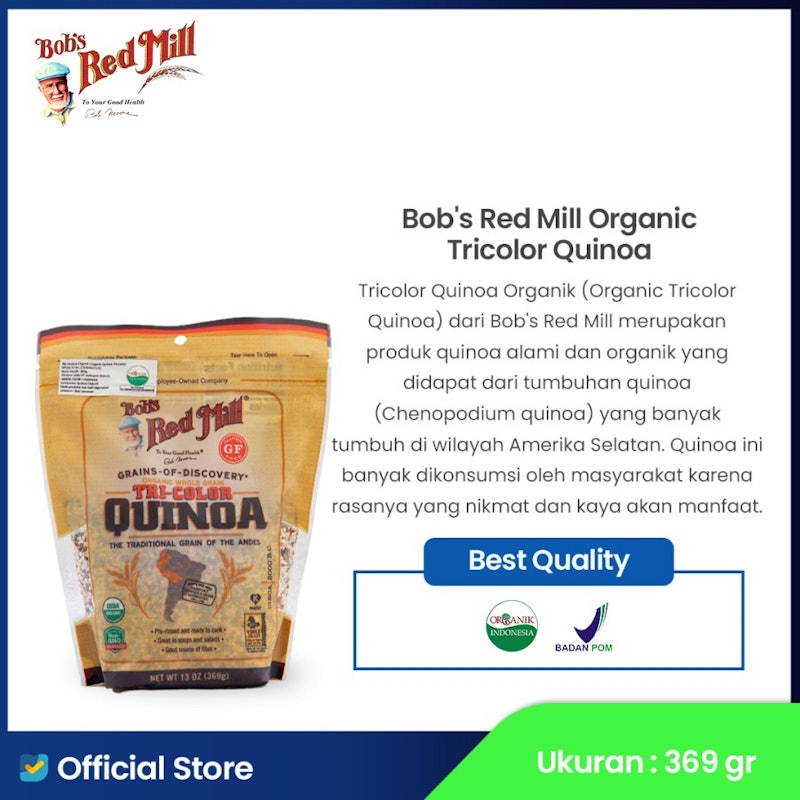 Bob's Red Mill Organic Tricolor Quinoa Grain 5