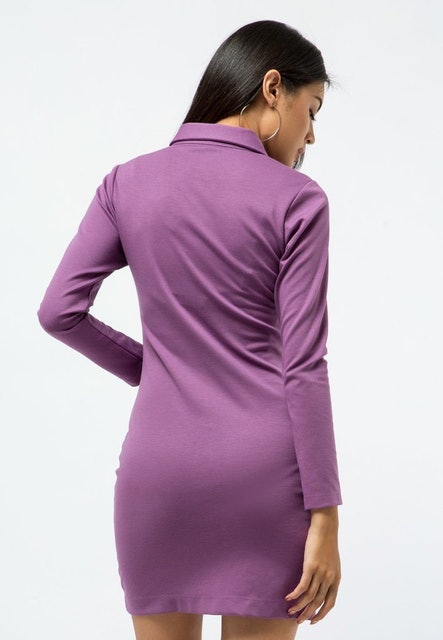 Colorbox Button Up Shirt Dress