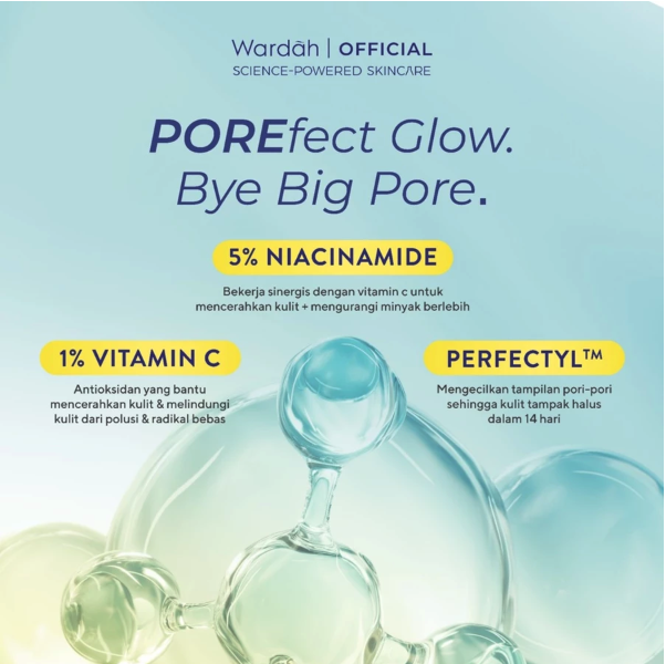 Paragon Technology and Innovation Wardah Perfect Bright Perfectyl + Vitamin C Pore Perfecting C-Glow Serum