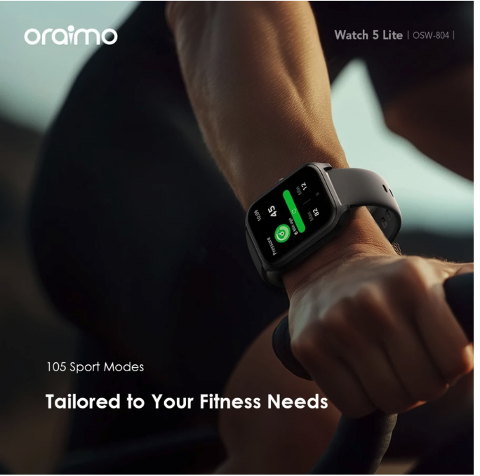 Transsion Holdings oraimo Watch 5 Lite 2.01" HD IP68 Smart Watch OSW-804