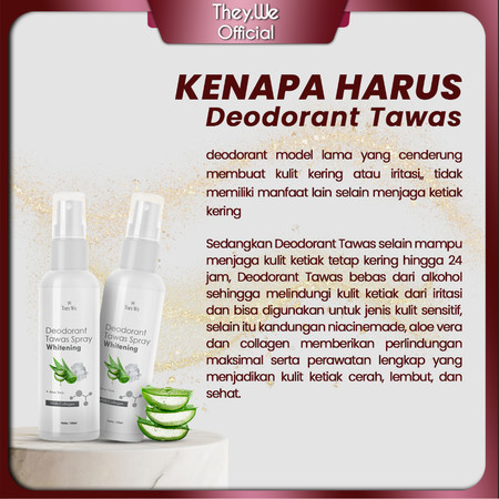  They. We Deodorant Tawas Spray Whitening