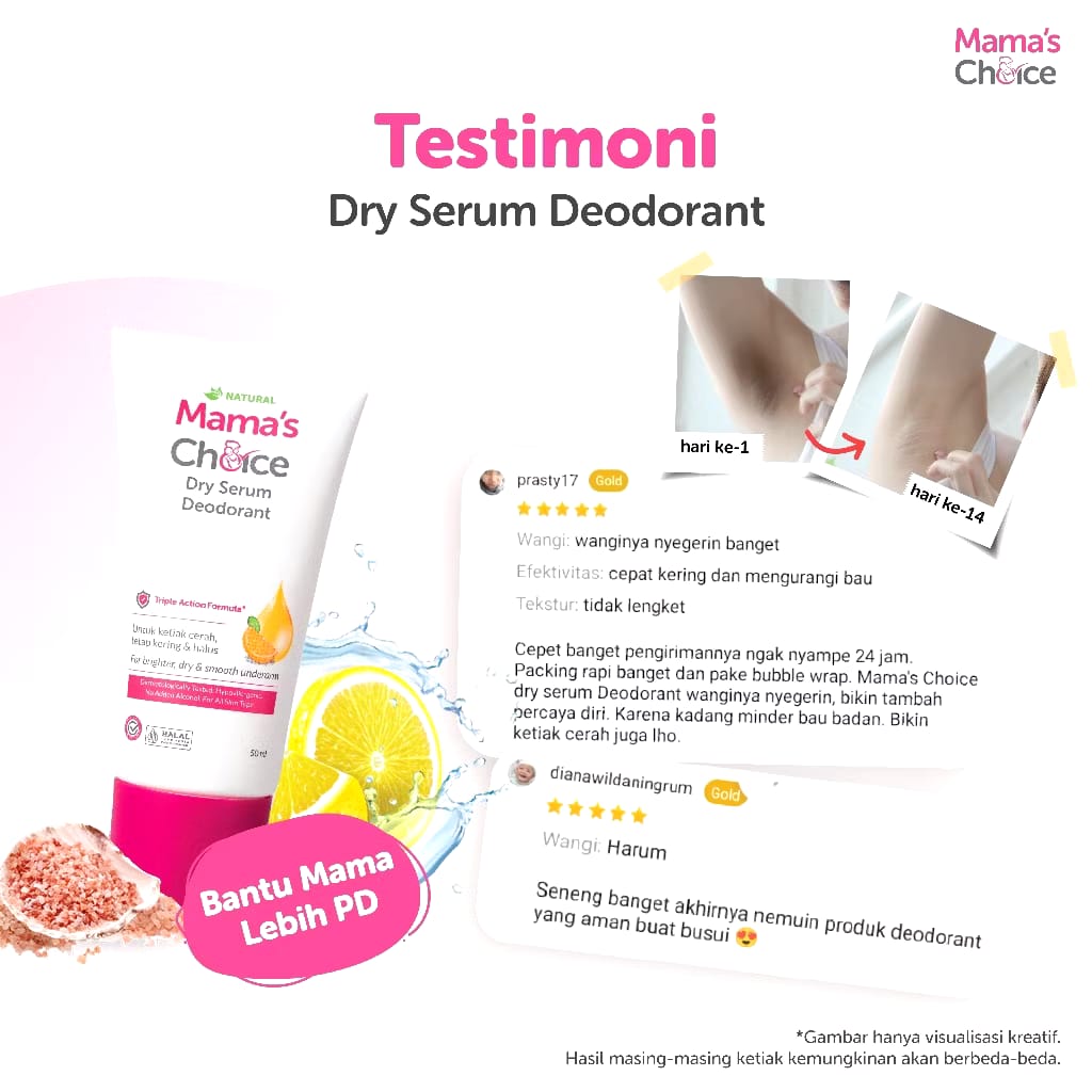 Mamas Choice Merchandising Mama’s Choice Dry Serum Deodorant