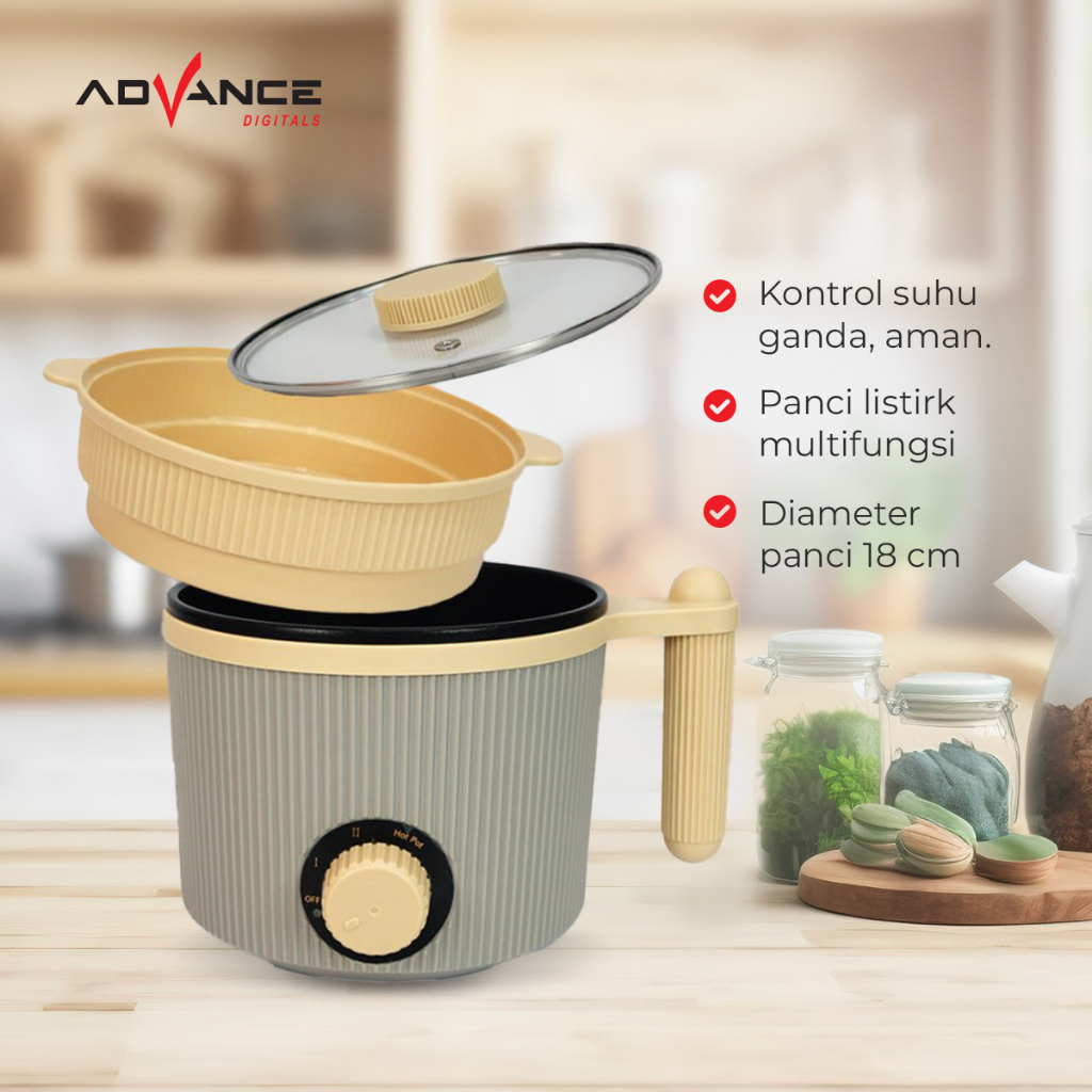 Advance Digitals Advance Panci Listrik Elektrik Multifungsi  C310