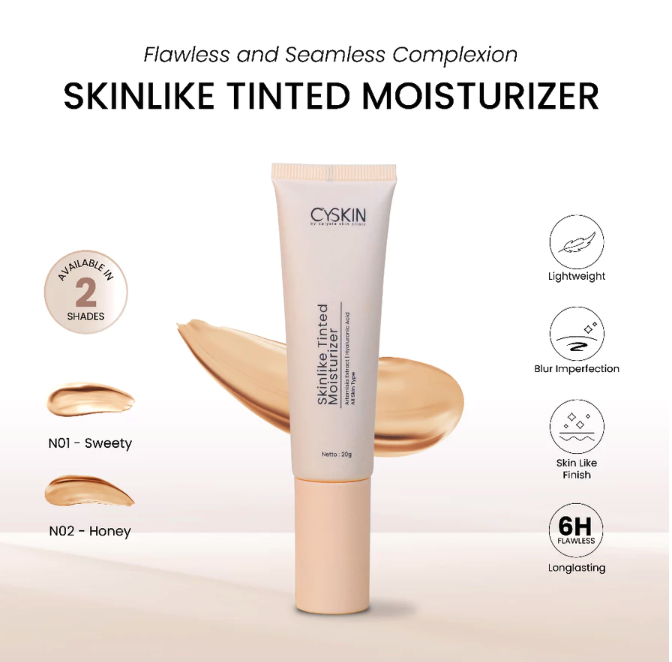 Calysta Skin Clinic Cyskin Skinlike Tinted Moisturizer