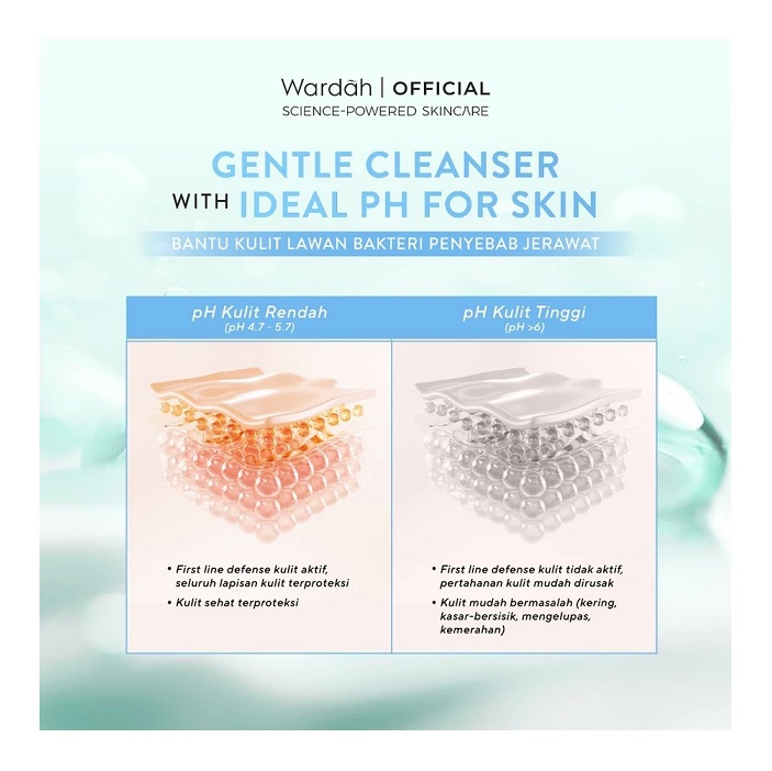 Paragon Technology and Innovation Wardah Cica Aloe Low pH Hydramild Facial Wash