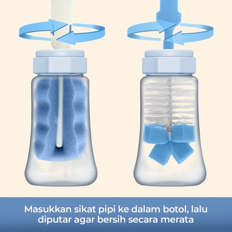 Pipi Deluxe Baby Bottle Brush Set 2