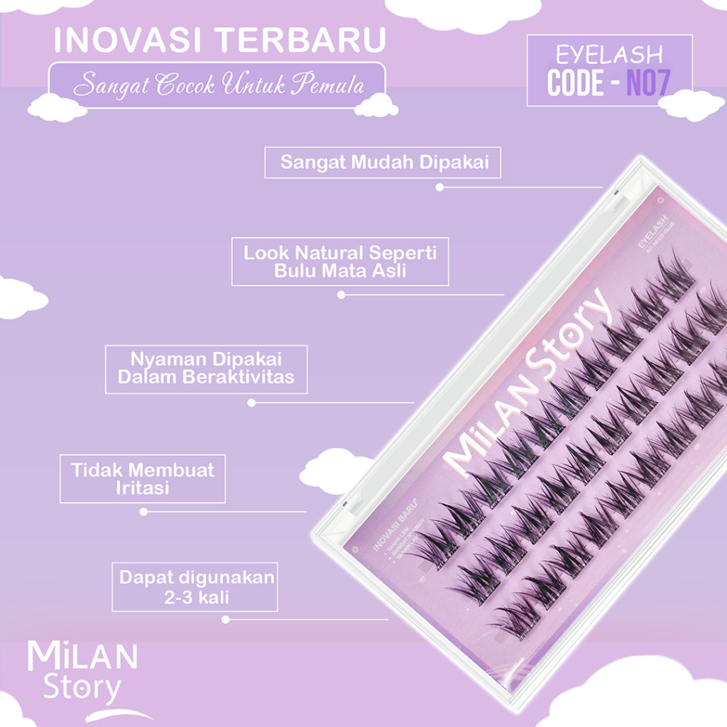 MILAN STORY MILAN STORY Bulu Mata Palsu Individual Lashes N07