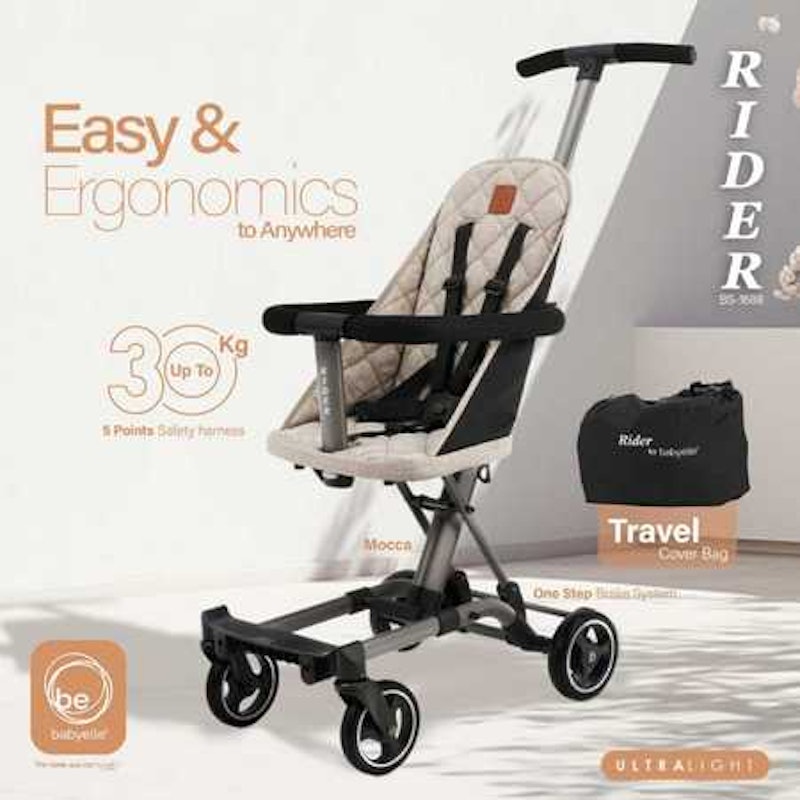 Babyelle Rider Convertible Baby Stroller 4
