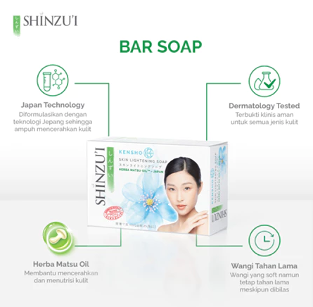 Bina Karya Prima Shinzui Skin Lightening Body Soap Kensho