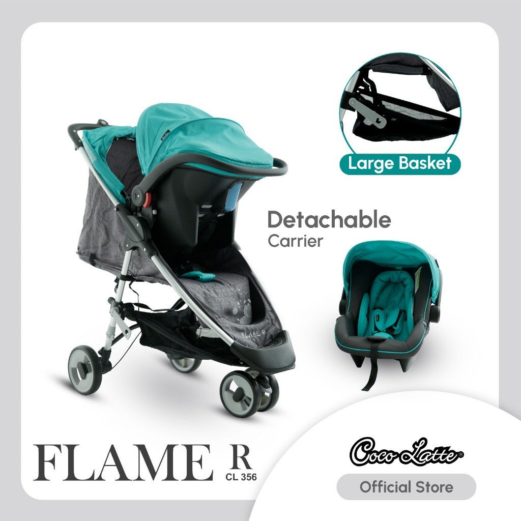Cocolatte Flame R Travel System Stroller with Infant Carrier 3