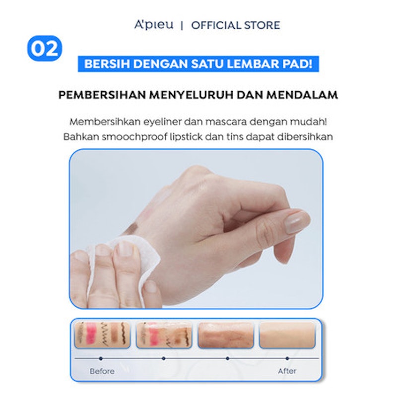 Deep Clean Lip & Eye Remover Pad 5