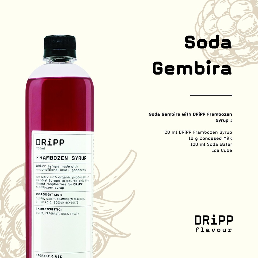 DRiPP Frambozen Syrup 2