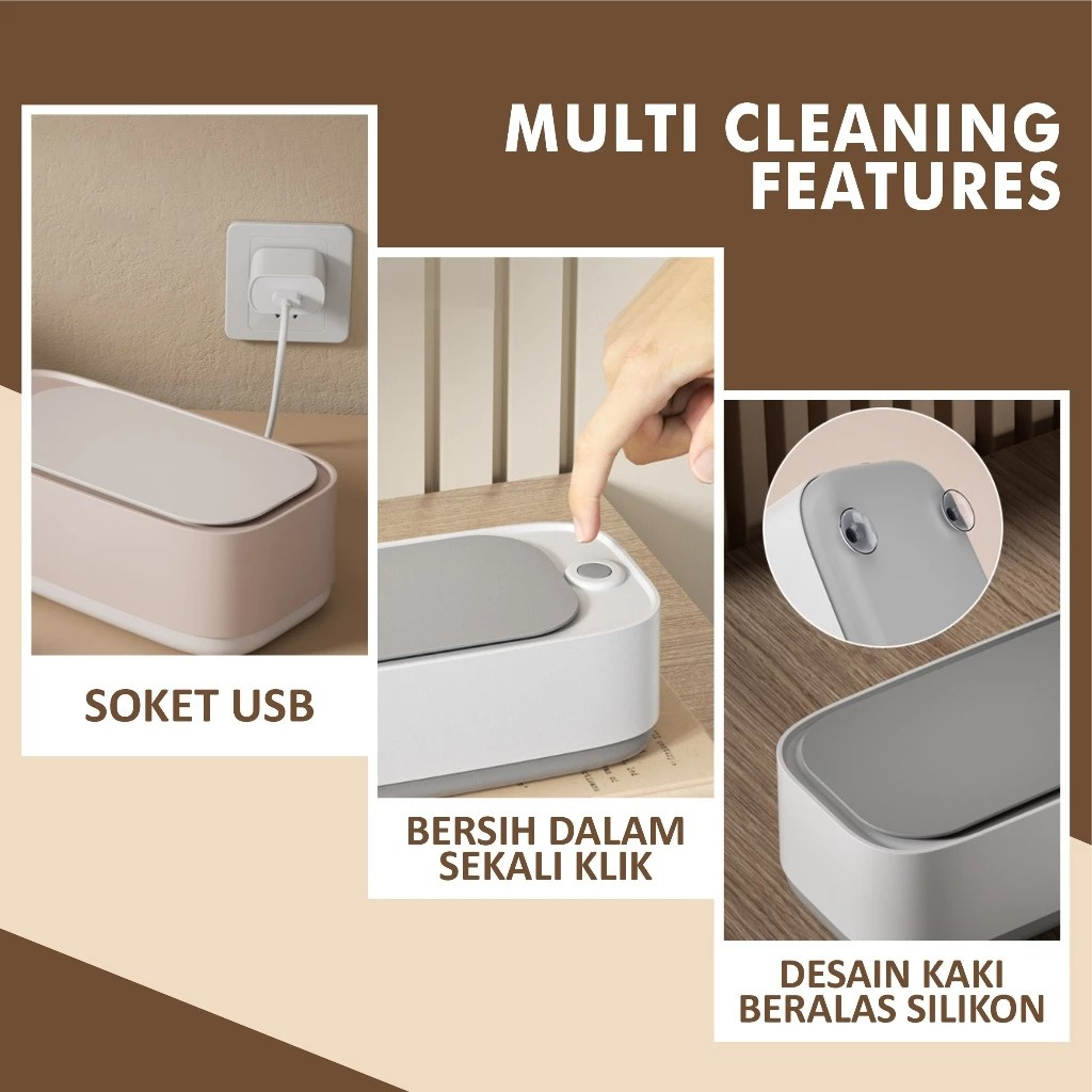  Dairona Eyewear Mesin Pembersih Kacamata White Pink S-900