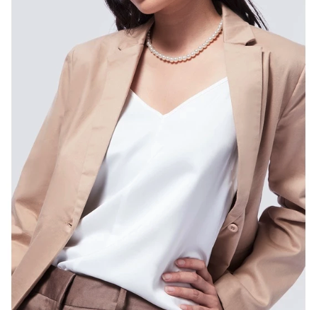 Delami Garment Industries The Executive Basic Regular Stretch Blazer Khaki