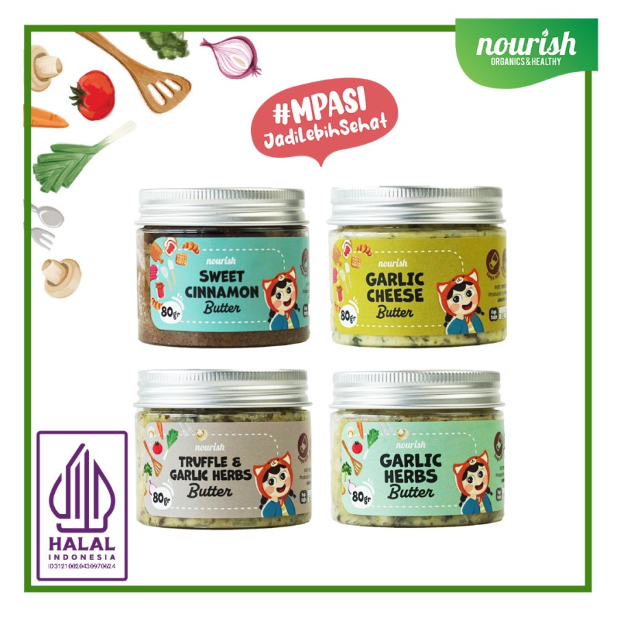 Triorganik Indonesia Sehati Nourish Truffle Garlic Butter
