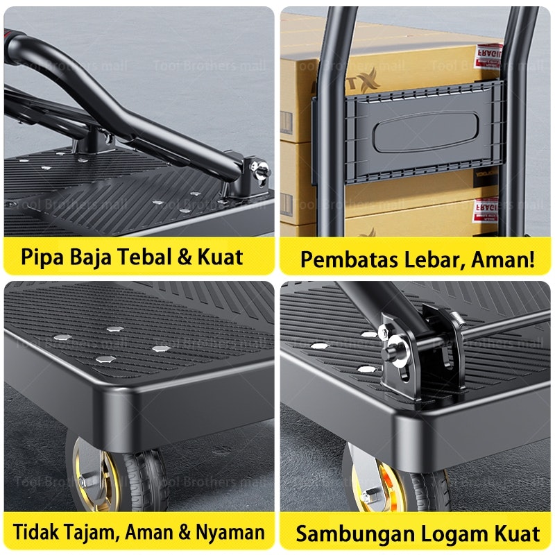 Reaim Troli Barang Lipat Low Fence 5