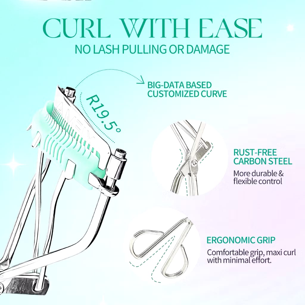 HEBE Beauty Style Glamfix Glam My Lash Curler Comb-In