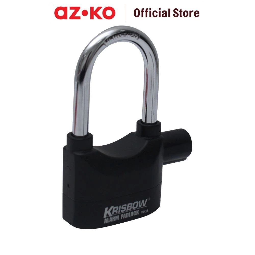 Krisbow Indonesia Krisbow® Gembok Heavyduty Dengan Alarm Hitam