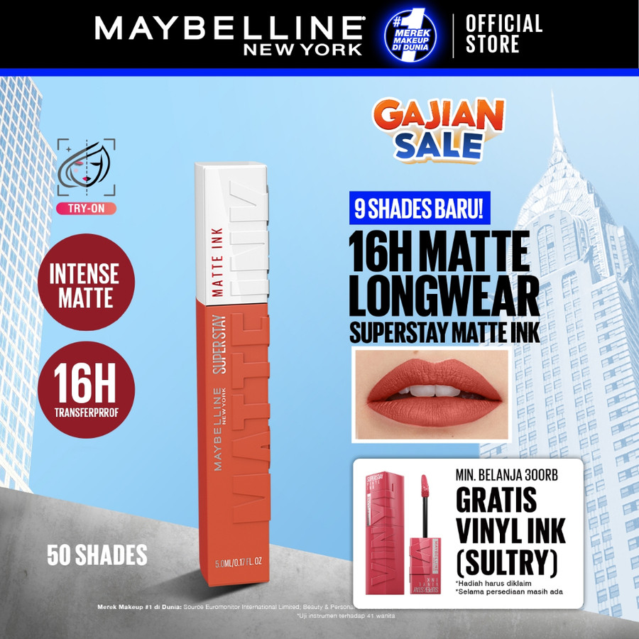 L'Oréal Maybelline New York Superstay Matte Ink 135 Globetrotter