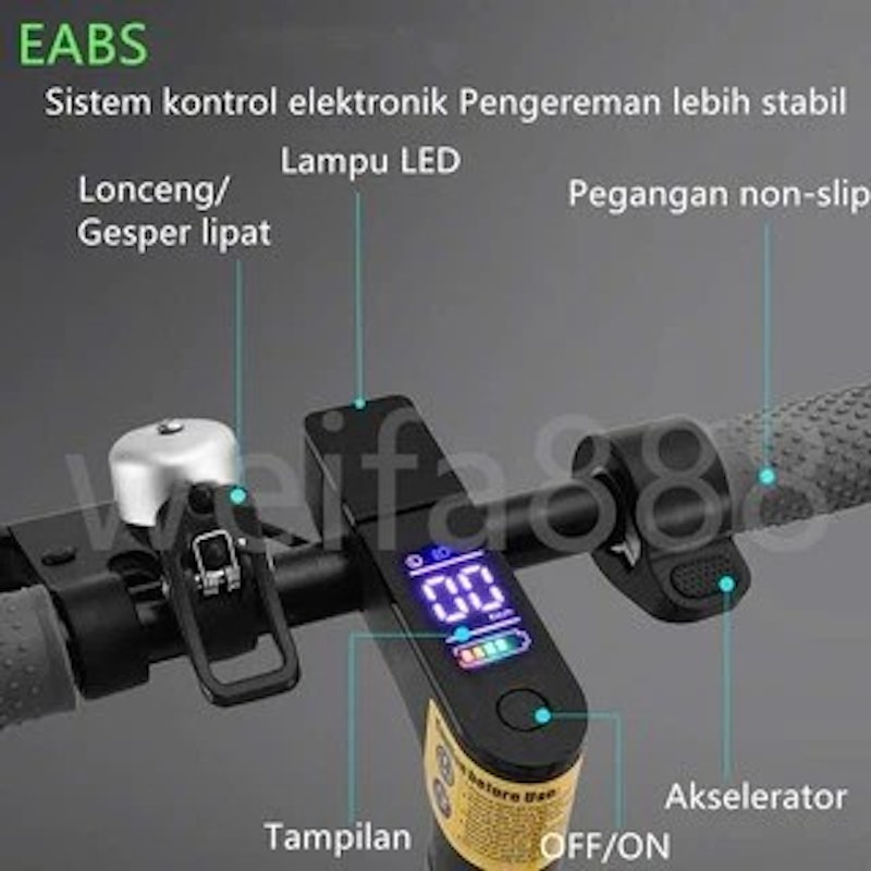 Skuter Elektrik Lipat 2