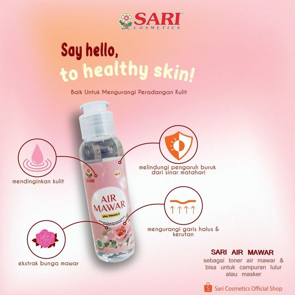 Star Abadi Ratu Indonesia Sari Cosmetics Air Mawar 