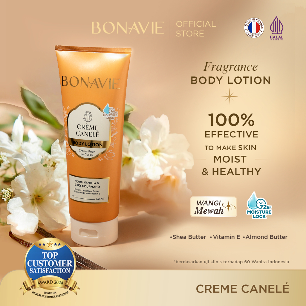 Natura Deca Kosmetika BONAVIE Body Lotions Crème Canele 
