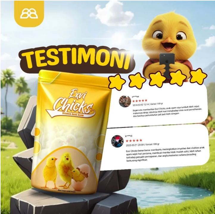 Exvi Chicks Vitamin Anak Ayam