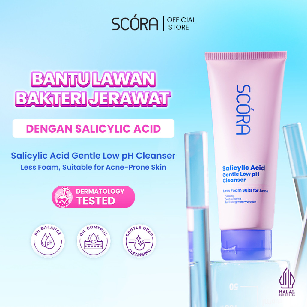 SCÓRA Salicylic Acid Gentle Low pH Cleanser 2