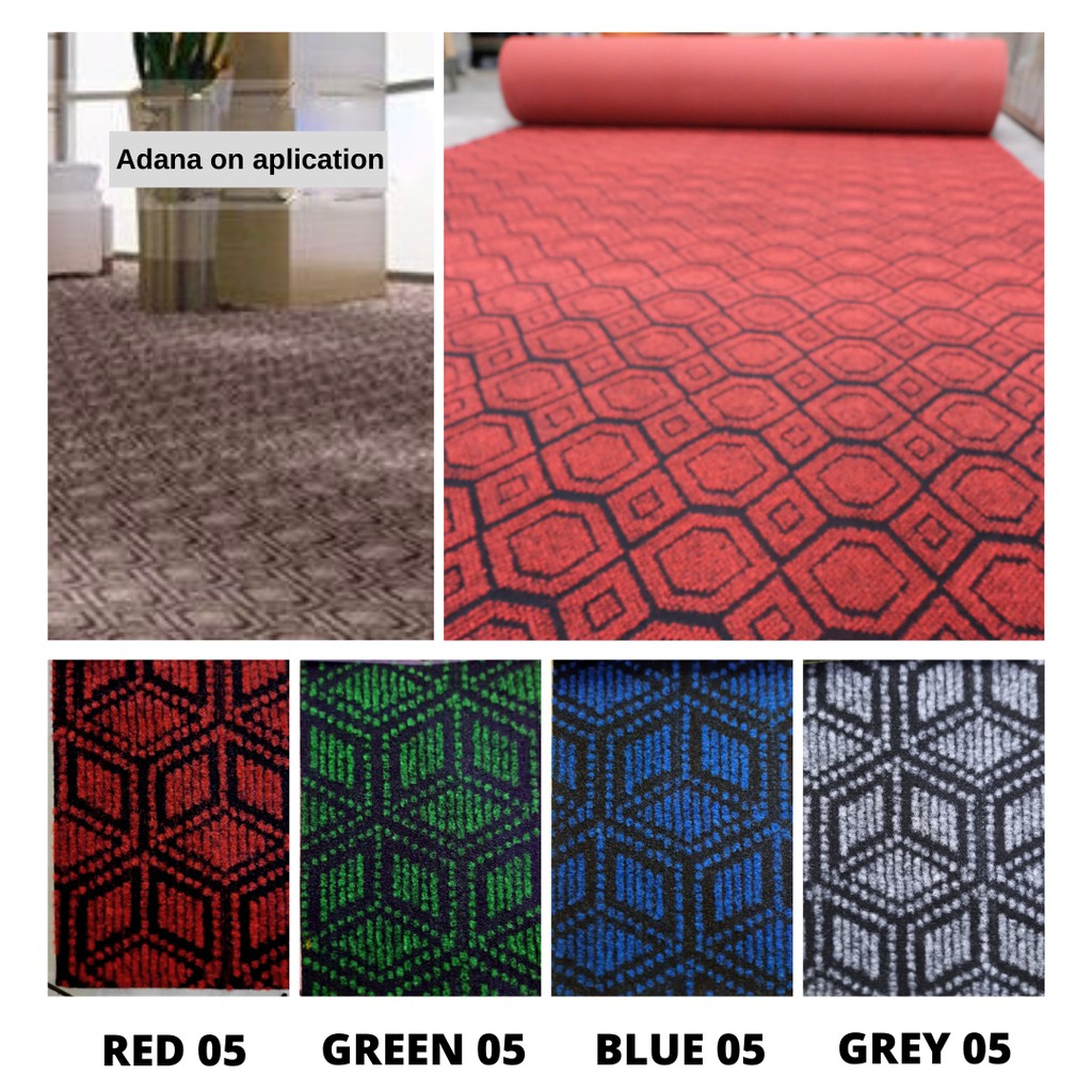  Adana Karpet Bludru Motif 100x200cm