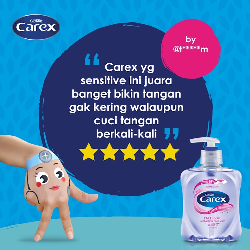 Carex Hand Wash Sensitive 5