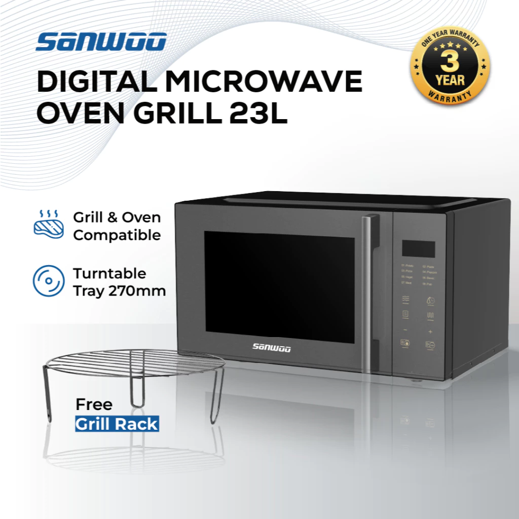 Sanwoo Electronics Sanwoo Digital Microwave Oven Grill 23L DMOG35-23L
