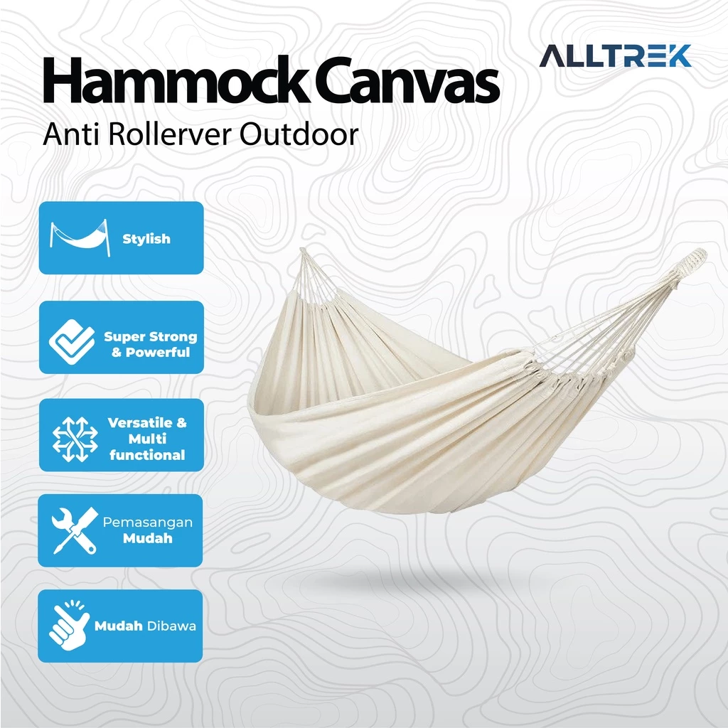 Alltrek Alltrek Hammock Kanvas Anti-Rollover Outdoor