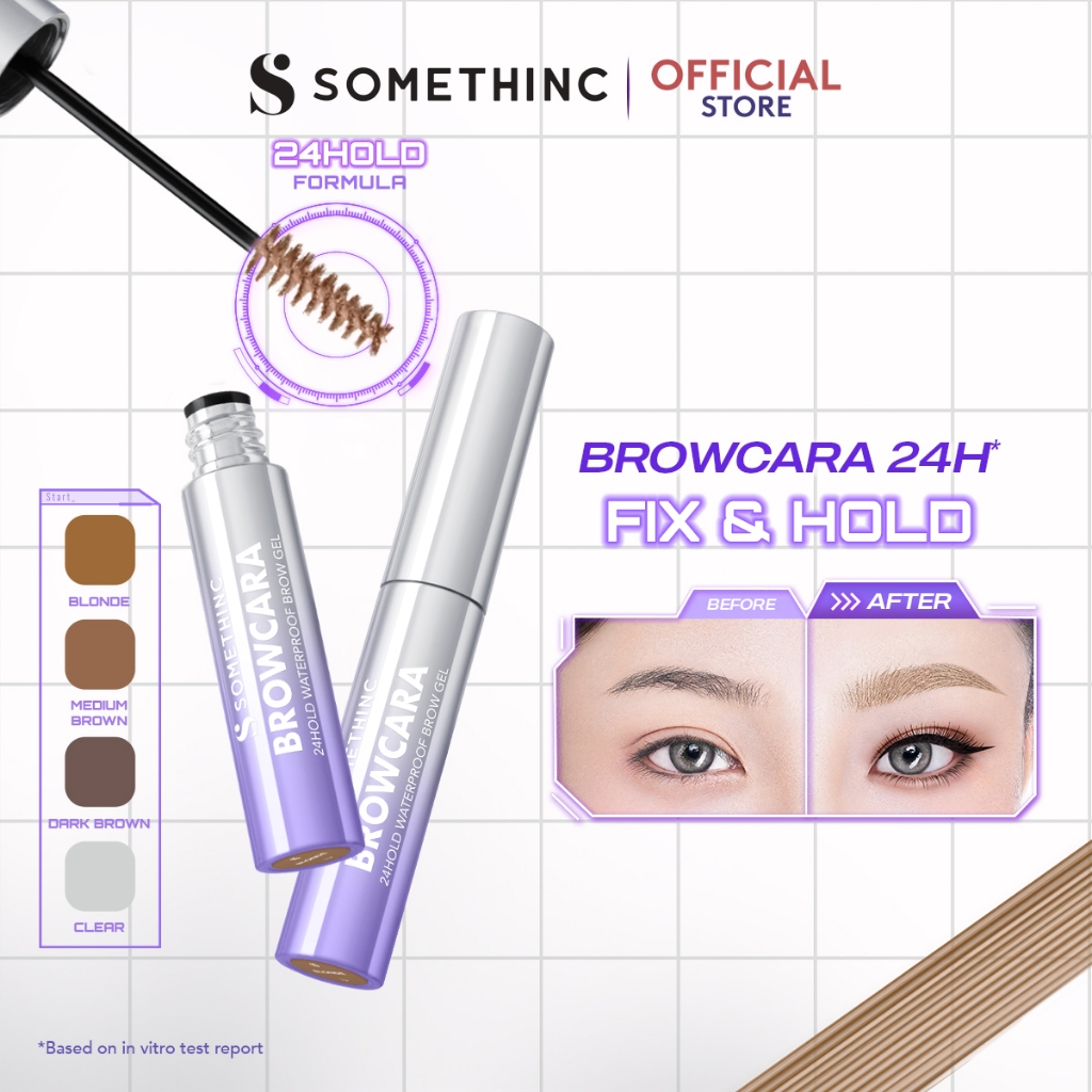 SOMETHINC Browcara 24Hold Waterproof Brow Gel Clear
