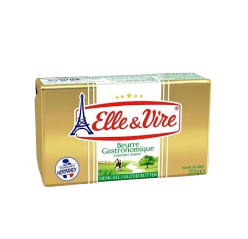 Elle & Vire Salted Gourmet Butter 200 gram 1