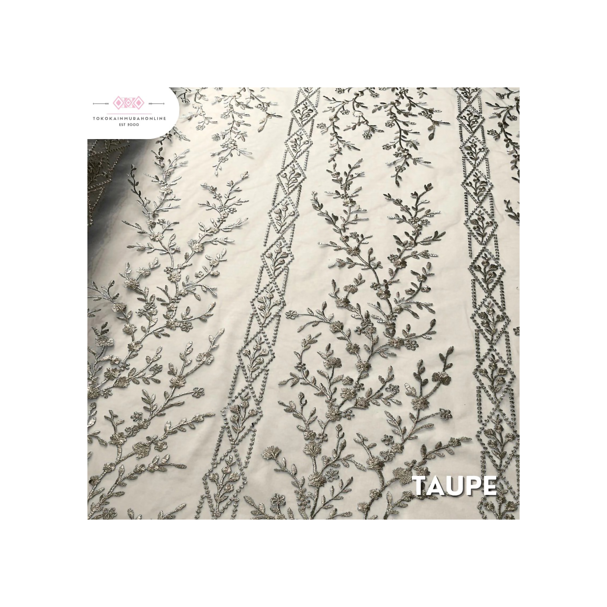 Kain Tille Brokat Korea Full Payet Motif Adela