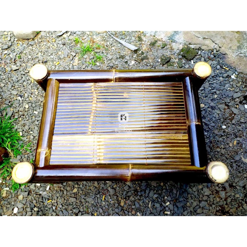 Meja Bambu Hitam 4
