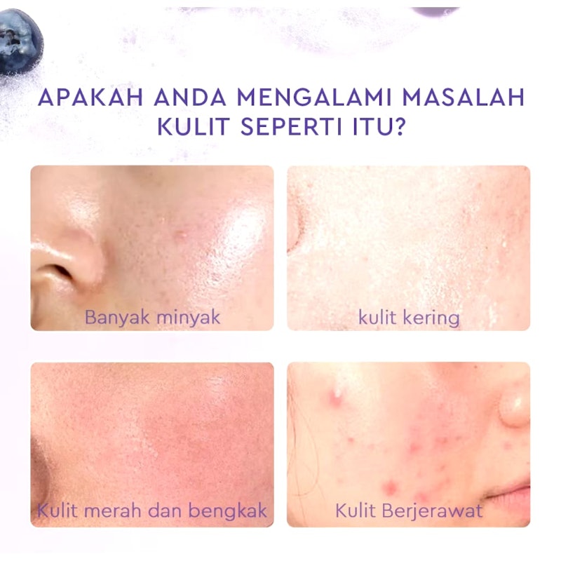 Glad2Glow Blueberry Ceramide Low pH Gel Cleanser 3