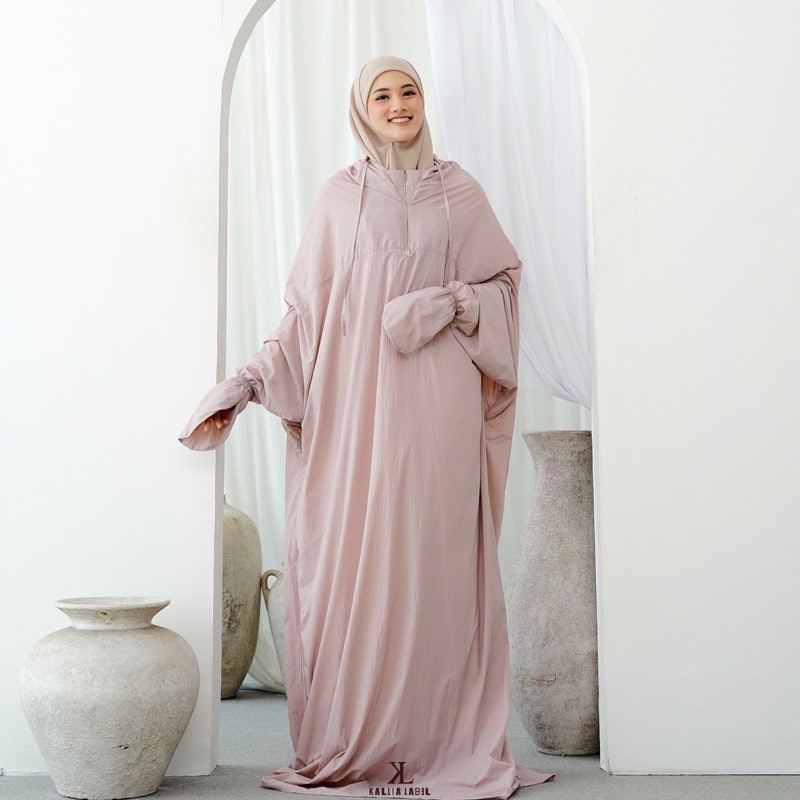Kallia Label Alora Travel Prayer Set Mukena Mini Travel Abaya 3