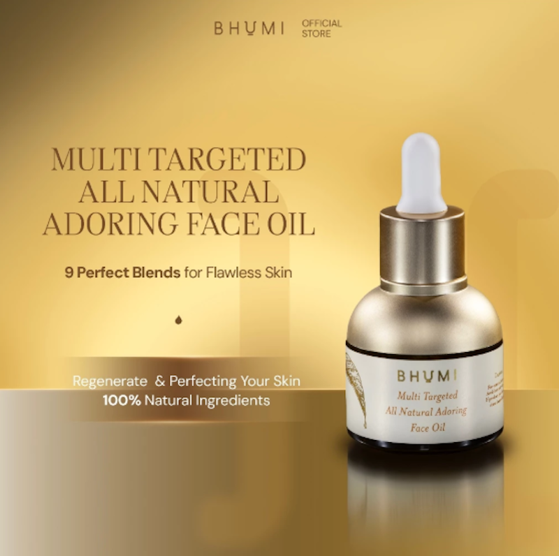BHUMI Multi Targeted All Natural Adoring Face Oil 2