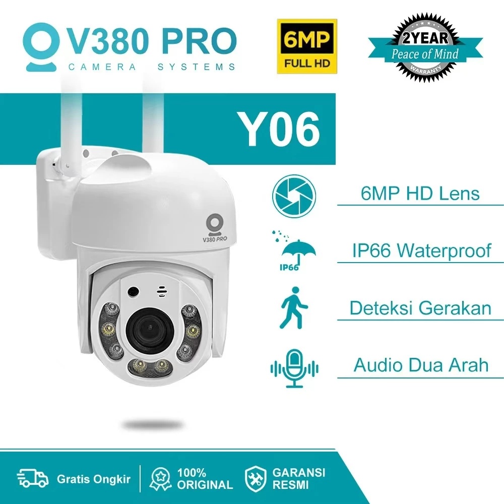 Macro-video Technology V380 CCTV Security Camera  Y06